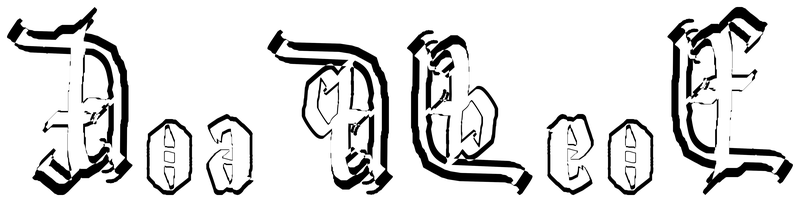 Ambigram for deadbeef in Parryhotter